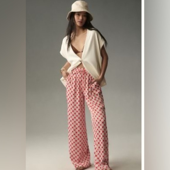 LIKE NEW Maeve Silky Straight Leg Pull On Pant - Picture 1 of 9
